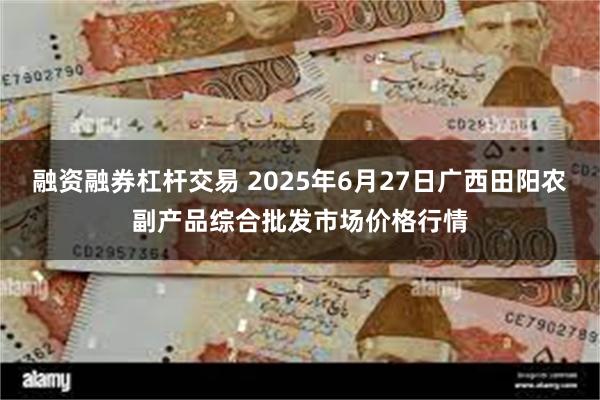 融资融券杠杆交易 2025年6月27日广西田阳农副产品综合批发市场价格行情